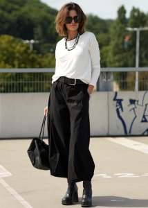 Czarne Spodnie Galermo