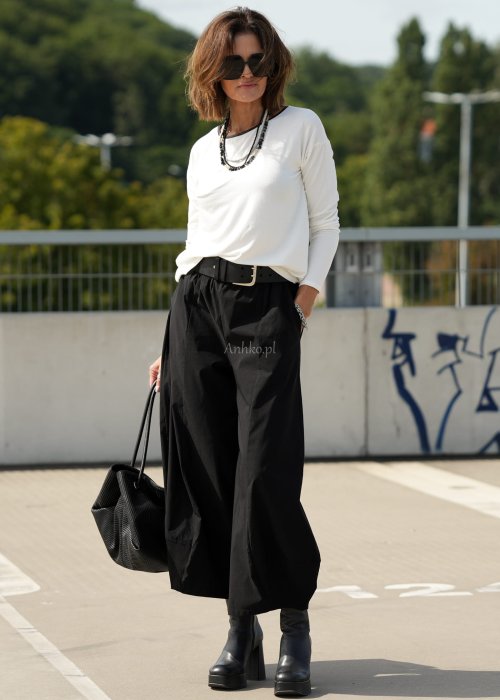 Czarne Spodnie Galermo