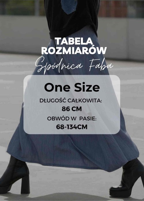 Tabela Rozmiarów dla Spódnica Faba Taupe