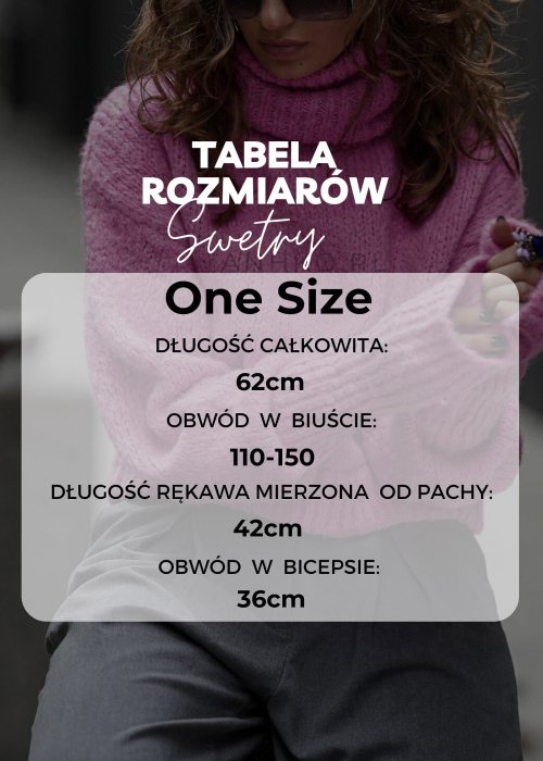 Tabela Rozmiarów dla Sweter Damski Promos Beżowy
