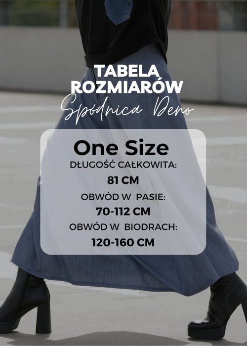 Szara spódnica damska midi z rozkloszowanym dołem i pionowymi przeszyciami w stylu casual