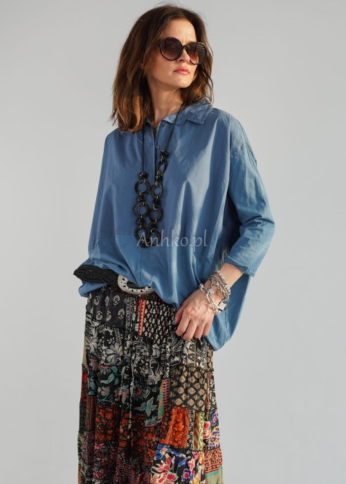 Koszula Alia W Kolorze Jeansu
