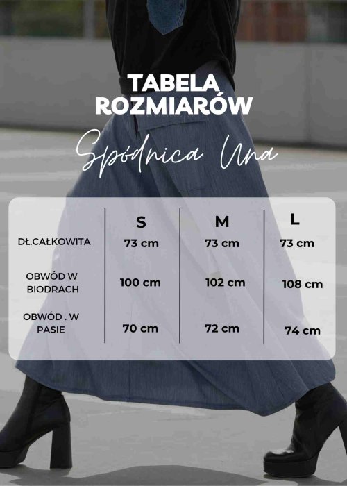 Czarna rozkloszowana spódnica midi w duże białe grochy