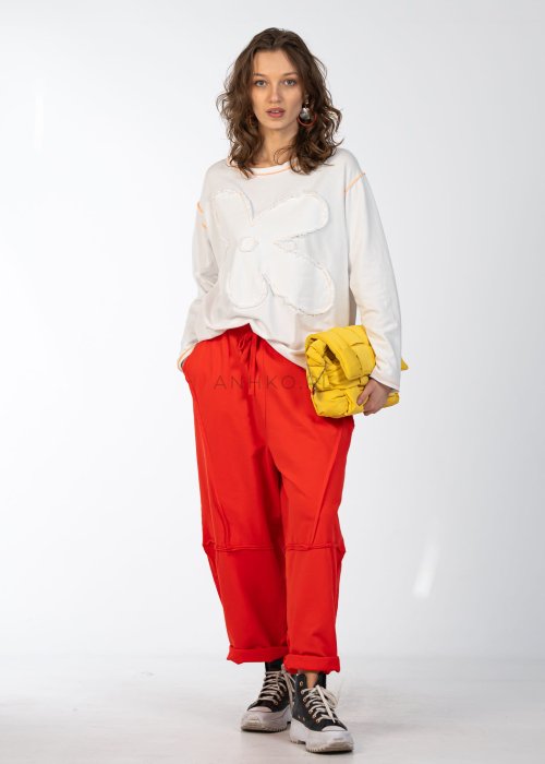 Spodnie Neokadia Pomarańczowe