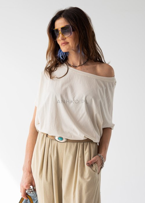 Bluzka Bey Kremowa