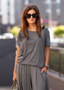 Bluzka Rozalia Grafitowa 