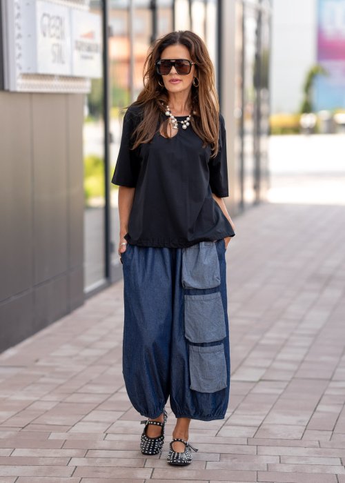 Spodnie Kollona Granatowe 