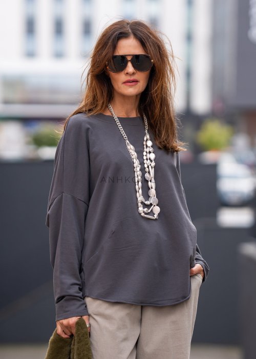 Bluza Nora Grafitowa