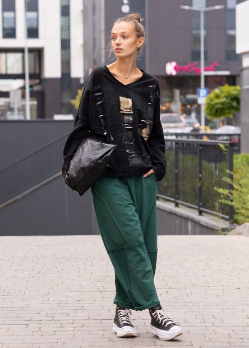 Spodnie Neokadia Butelkowa Zieleń