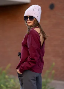 Bluzka Sensana Bordowa 