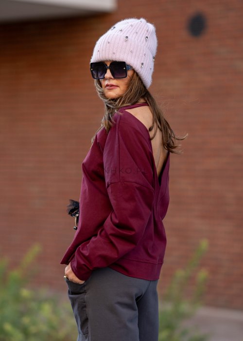 Bluzka Sensana Bordowa 