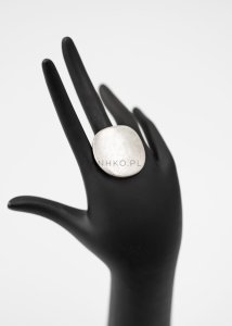 Pierścionek Shiny Gold w Kolorze Srebrnym