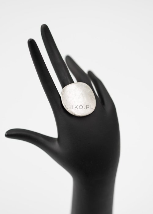 Pierścionek Shiny Gold w Kolorze Srebrnym