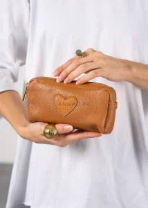 Kosmetyczka skórzana Cosmetic Brązowa
