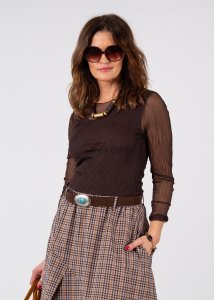 Bluzka Mia Brązowa