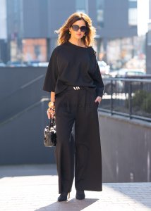 Spodnie Metal Accent Czarne 