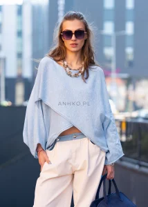 Sweter Descri Jasnoniebieski