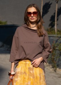 Bluzka Blanis Jasnobrązowa 