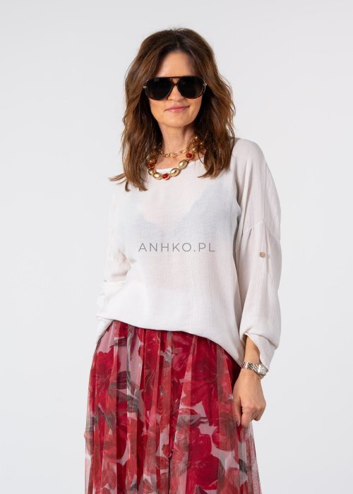 Bluzka Holland Śmietankowa 