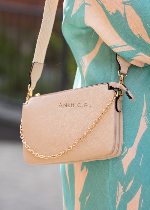 Torebka Three Barrier Beżowa