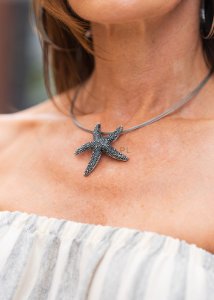 Naszyjnik Starfish Czarny