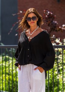 Lniana Koszula Joliet Czarna