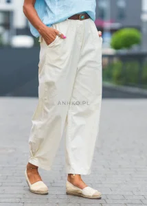 Spodnie Comfort Desert Kremowe