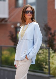 Bluza Nora Błękitna 