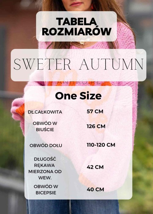 Sweter damski w zielony melanż z długim rękawem i okrągłym dekoltem, styl casual