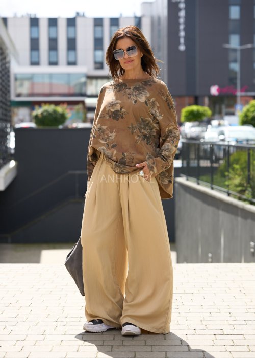 Spodnie Luxury Jasny Camel 