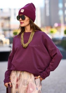 Bluza Nora Śliwkowa