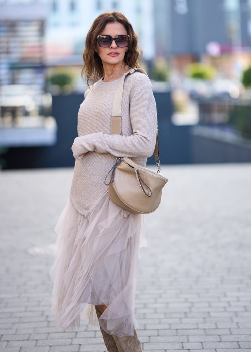 Dwuczęściowa Sukienka Zamora Taupe