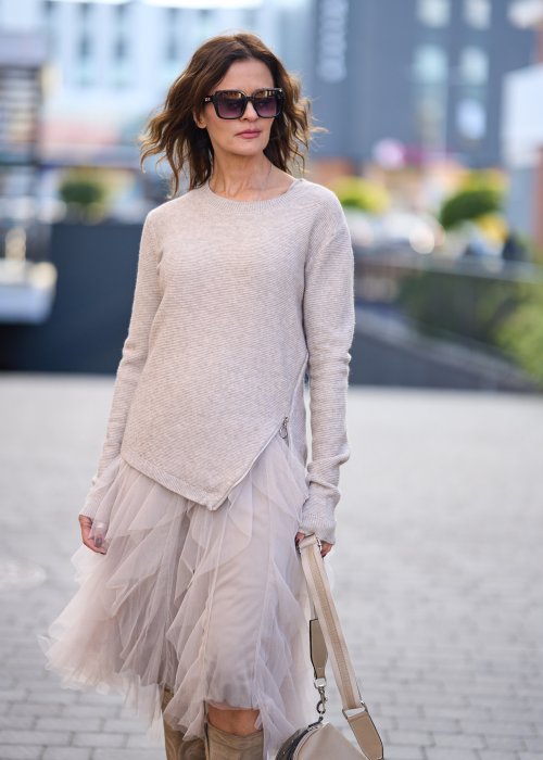 Dwuczęściowa Sukienka Zamora Taupe