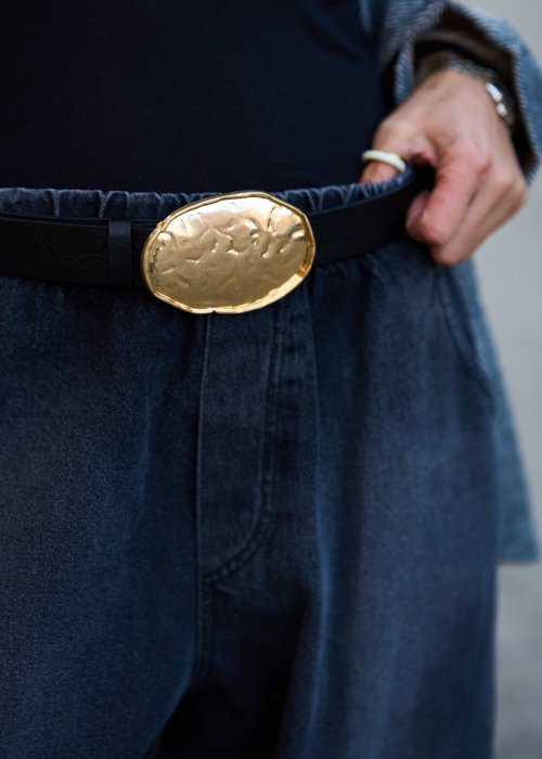 Pasek Golden Eye Czarny