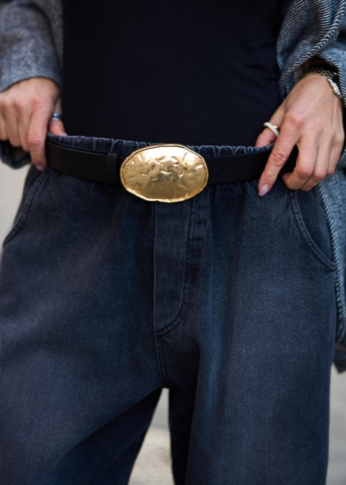 Pasek Golden Eye Czarny