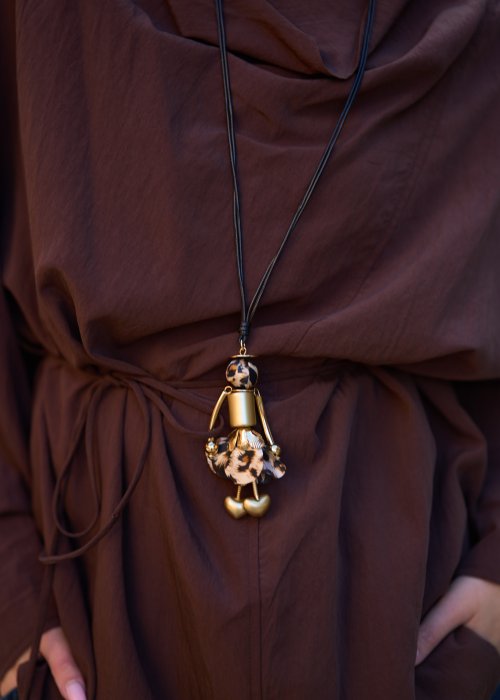 Naszyjnik Dolle Panther Brązowy