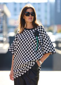 Sweter Cindrella Czarno-Biały 