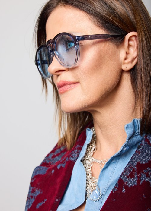 Okulary Heavenly 3958 z Błękitnymi Soczewkami