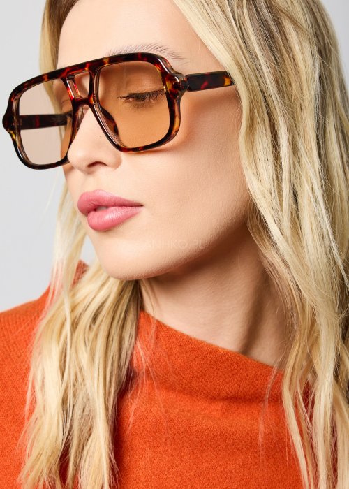 Okulary Luxor 3968 Panterkowe Brązowe