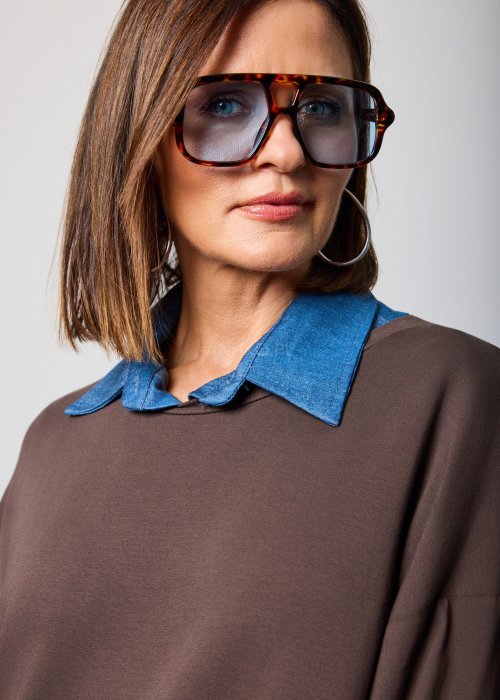 Okulary Luxor 3968 Panterkowe Błękitne