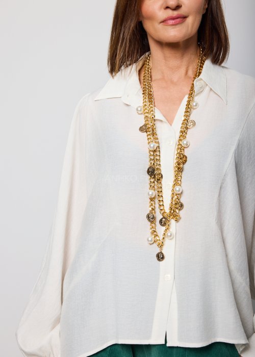 Naszyjnik Colliano Pearl w Kolorze Złotym