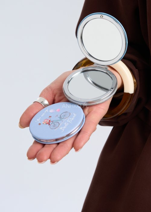 Lusterko Kieszonkowe Best Friend Niebieskie