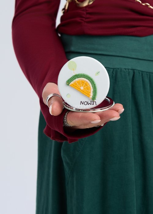 Lusterko Kieszonkowe Lemon View Jasnozielone