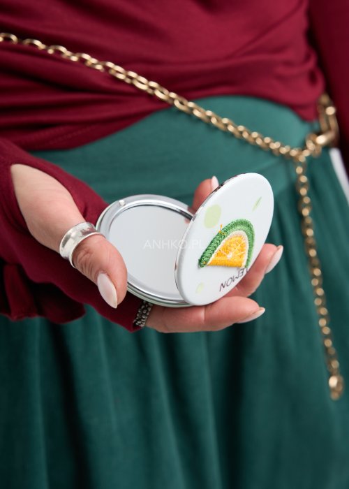 Lusterko Kieszonkowe Lemon View Jasnozielone