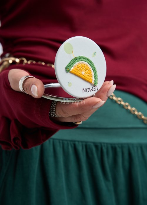 Lusterko Kieszonkowe Lemon View Jasnozielone