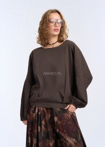 Bluzka Evelyn Brązowa 