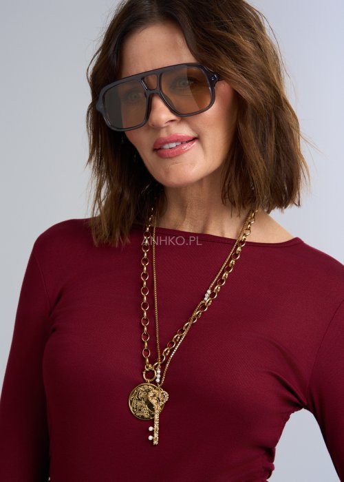 Okulary Luxor 3968 Szare z Beżowym Soczewkami