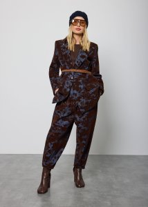 Spodnie Northwick Poise z Paskiem Granatowe 