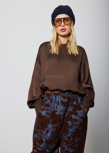 Bluzka Ardenelle Brązowa 