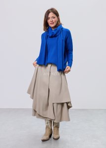 Sweter z Szalem Intes Chabrowy 
